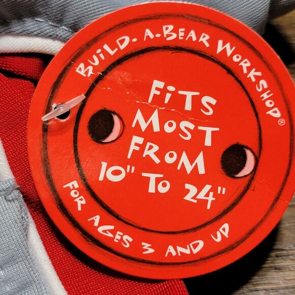 BAB Build A Bear Workshop Houston Rockets Basketball Jacket & Shorts - NWT - Picture 7 of 8